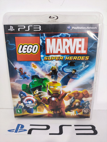 Lego Marvel Super Heroes Ps3 Mídia Física Original 