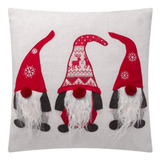 King Rose 3d Santa Throw Pillow Cover Stereo Christmas ...