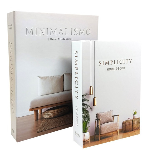 Caixa Livro : Minimalismo G + Simplicity M