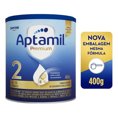 Fórmula Infantil Premium 2 Em Pó 400g Aptamil | MercadoLivre