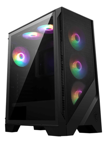 Gabinete Msi Mag Forge 120a Airflow Mid Tower C/templado Led