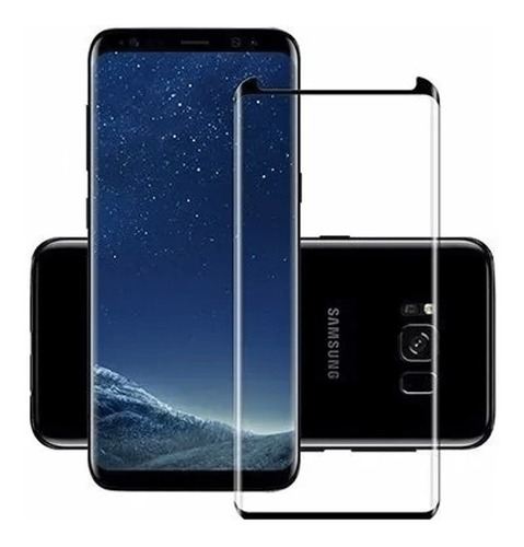 Vidrio Templado Curvo 3d Compatible Con Samsung S8 