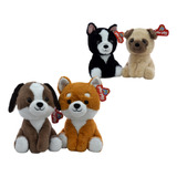 Perro De Peluche 4 Razas 30 Cm Ploppy 390119