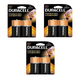 Pilha Duracell Alcalina D - Kit Com 6 Unidades (original)