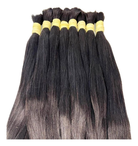 Cabelo Brasileiro Humano Liso Semi Limpo 70/75cm 100g Virgem