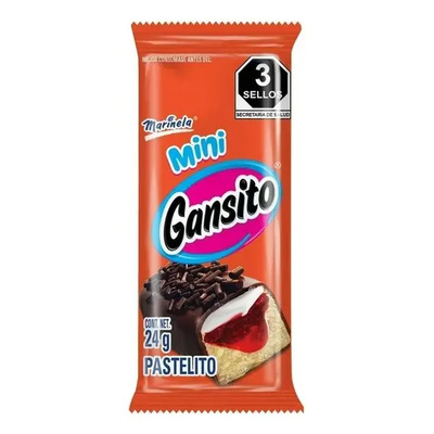 Bimbo Mini Gansito Pastelito 24g | MercadoLibre