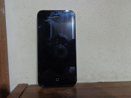  Celular iPhone 4s 16 Gb Preto Defeito Tela Fotos Reais 