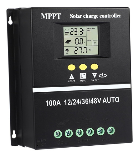 Controlador Solar 24v/100a Mppt, Regulador, Entrada Máxima