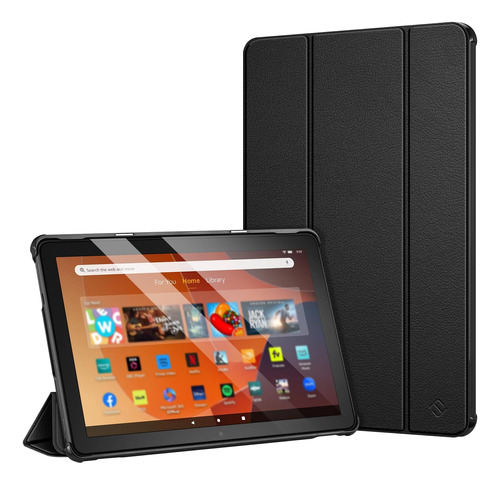 Fintie Estuche Para Amazon Tablet Fire Hd 10 (13 Gen) Negro