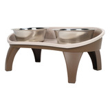 . Comedero Grande Elevado Para Perros, Mesa De Comedor Doble