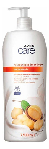 Loção Hidratante Corporal Avon Care Hidratação 24h - 750ml Fragrância Macadâmia