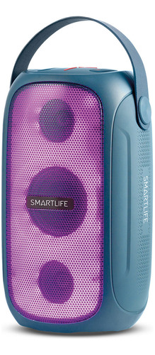 Parlante Bluetooth Smartlife Portatil Ipx5 55w Tws Rgb Azul