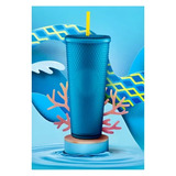 Vaso Starbucks Studded Cup Blue Matte 2023