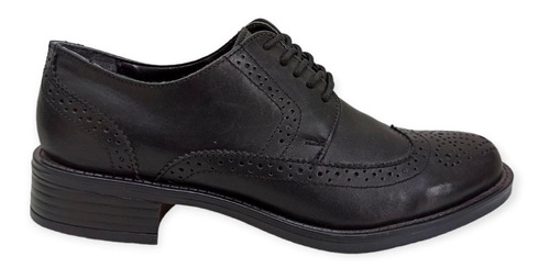 Zapato Bostoniano Para Dama Gino Cherruti 5304 Negro
