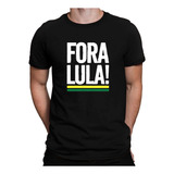 Camiseta Fora Lula Camisa Brasil Masculina Infantil Adulto