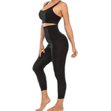 Pantalones Deportivos Mujer Yoga Con Pecho De Cintura Alta