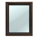 Espejo Con Marco Moderno Color Cedro, Precioso