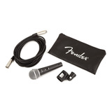 Fender 0699023000 Kit De Micrófono P-52s Funda Cable Y Clip