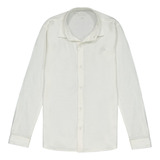 Camisa Social Creme Listrada -  Ogochi