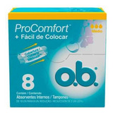 Absorvente Interno O.b. Procomfort Fluxo Médio 8 Unidades