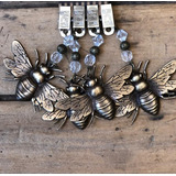 16 Pesas Para Mantel Abeja Metal Bronce Envejecido