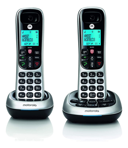 Motorola Cd4012 Teléfono Inalámbrico Digital Con Contestador