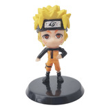 Boneco Miniatura Com Base Brinquedo Coleção Naruto Uzumaki 2