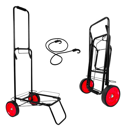 Diablito Plegable Carro De Mano De Acero 35kg Remate!!