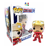 Iron Man Unmasked Casco Funko Pop Marvel Civil War Cf 