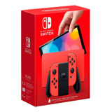 Console Nintendo Switch Oled 64gb Mario Red Edition