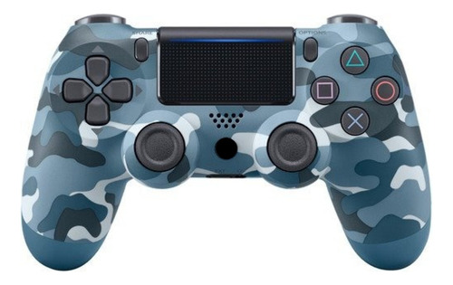 Joystick Compatible Con Ps4, Camuflado Azul