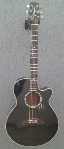 Violão Folk Aço Ef261s (bl) - Preto + Semi-case - Takamine