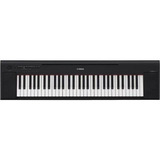 Teclado Musical Yamaha Profissional Piaggero Np15 Preto