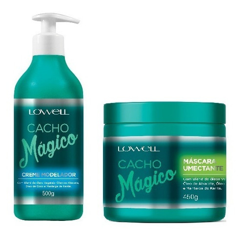 Lowell Cacho Mágico Creme Modelador + Máscara Umectante 