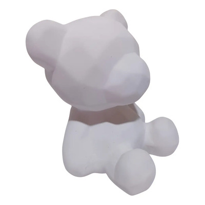 4 Ositos De Ceramica Blanca Para Pintar Y Regalar En Navidad
