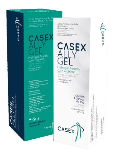 Hidrogel Allygel Com Alginato De Cálcio Casex 85gr 2 Und