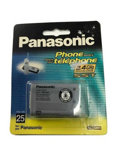 Bateria Panasonic Hhr-p103 Numero 25 3.6v 700mah Belgrano