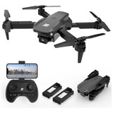 Dron Bezgar Bd101 Con Cámara De 1080p Cuadricóptero Mini Plegable Con Control Remoto Fpv, Selfies Por Gestos, Despegue/aterrizaje Con Una Tecla, Giros En 3d, 2 Baterías,