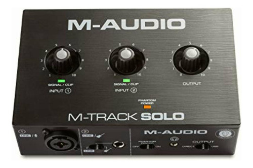 M-audio M-track Solo Interfaz De Audio Usb, Tarjeta De