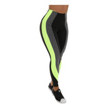 Calça Legging Fitness Detalhe Neon 10916