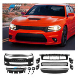 For 15-23 Charger 15 Srt Hellcat Front Bumper Cover W/ F Zzg