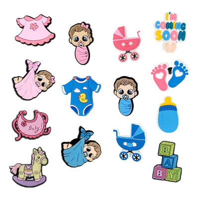 100pzs Distintivos De Baby Shower Pines Broches Recuerdos | Meses sin interés