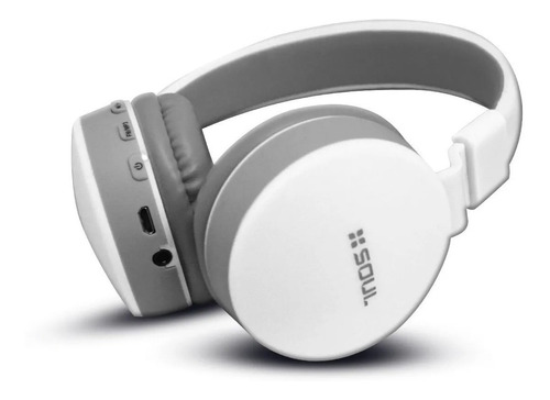 Auriculares Inalámbricos Soul S600 Blanco Y Gris