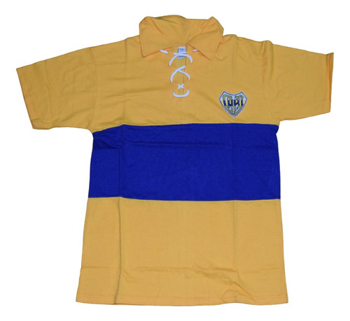 Camiseta Boca Juniors Retro 1916-30 Pique  Alternativa