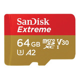 Memoria Micro Sd Sandisk Extreme 64gb 4k Uhd