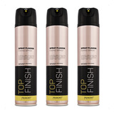 Primont Kit 3u Top Finish Spray Fijador Brillo Natural 440cc