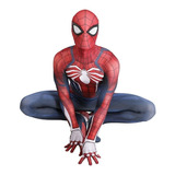 Spiderman - Disfraz Traje Insomniac Ps4 Cosplay Spider Man
