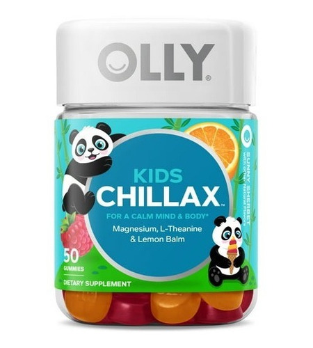 Olly Chillax 50 Gomitas Relajantes Para Niños 