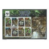 2011 Wwf Fauna Serpientes- Sierra Leona (hojita Bloque) Mint