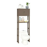 Estante Organizador Con Puertas Para Baño Rimax Color Mocca